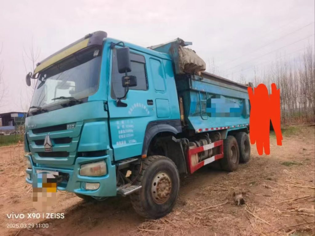 2019 HOWO dump truck 6×4 original configuration exported to Chad